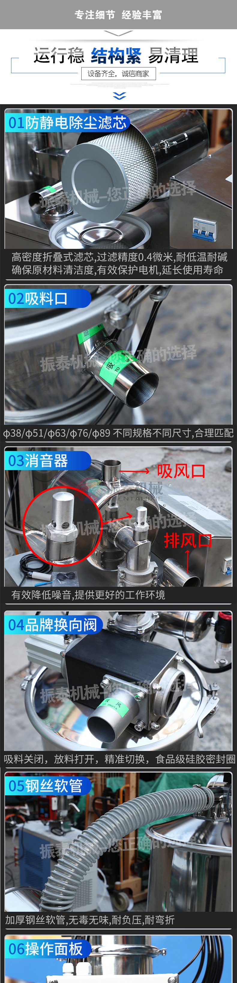 电池正负极材料真空上料机图片