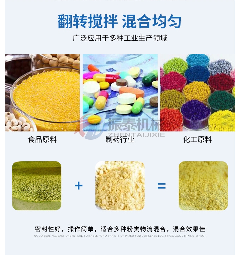 硫磺煤粉双螺旋锥形混合机行业应用