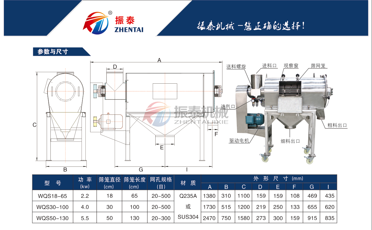 氧化镁粉体卧式气流筛技术参数
